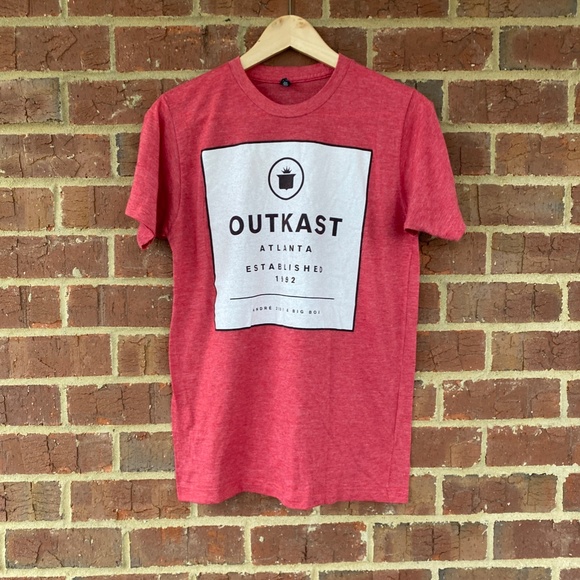 Tultex Other - Outcast VIntage Atlanta Concert T shirt Mens Med Red 1992 Andre 3000 & Big Boi